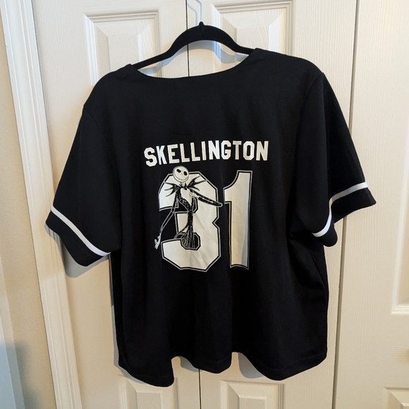Torrid Disney nightmare before Christmas Halloween Town Jersey - Picture 1 of 3